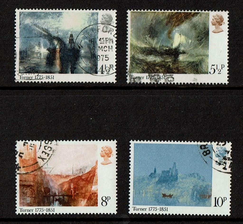 Engeland michel 669-672 gestempeld, Postzegels en Munten, Postzegels | Europa | UK, Verzenden, Gestempeld
