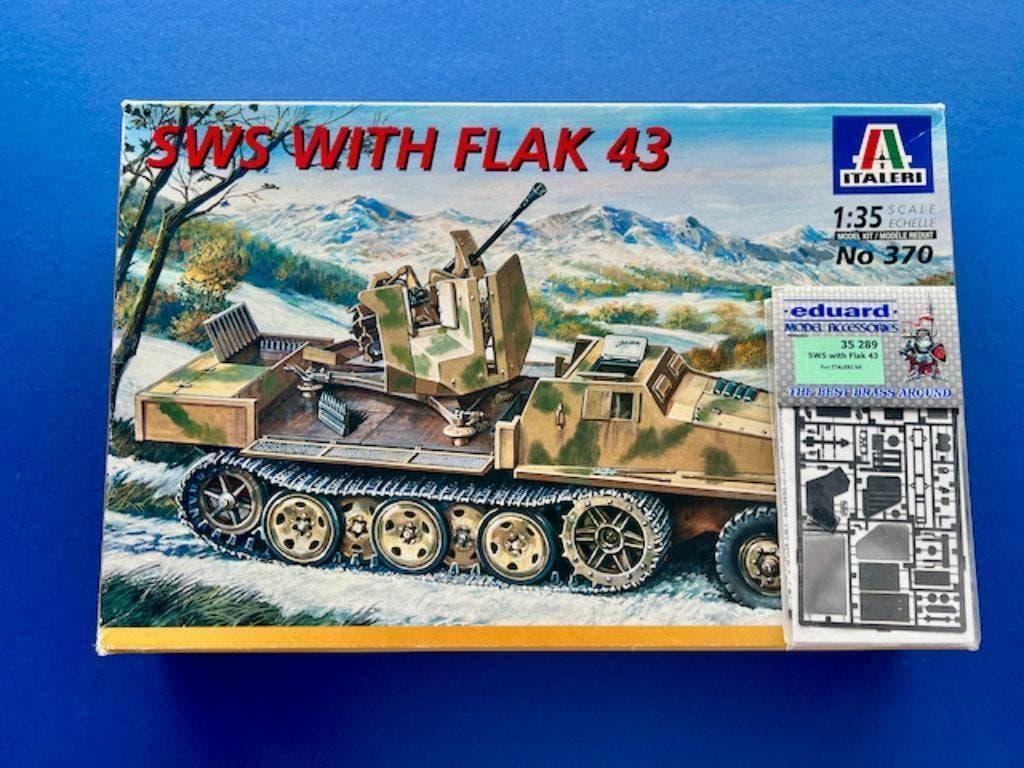 italeri	370	SWS with FlaK 43	1/35 incl EDU PE, Verzenden, 1:32 tot 1:50, Nieuw, Italeri