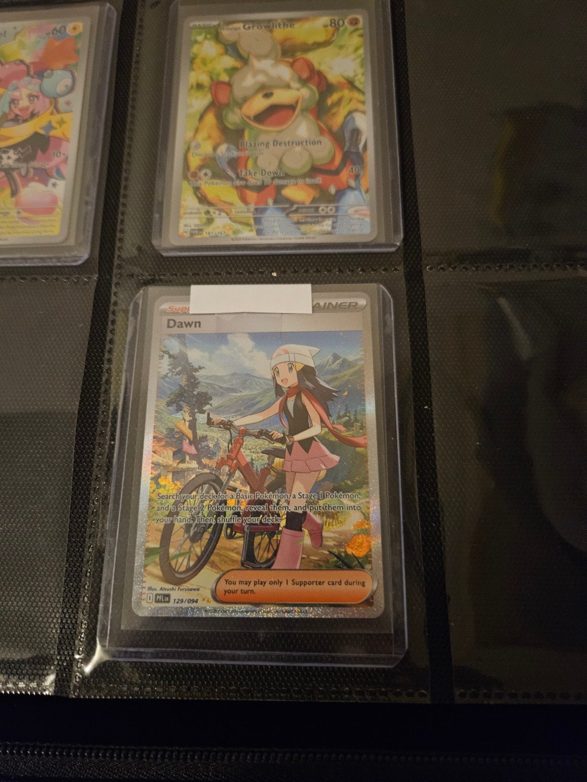 Pokemon Dawn 129/094 Phantasmal Flames, Ophalen of Verzenden, Zo goed als nieuw, Losse kaart, Foil