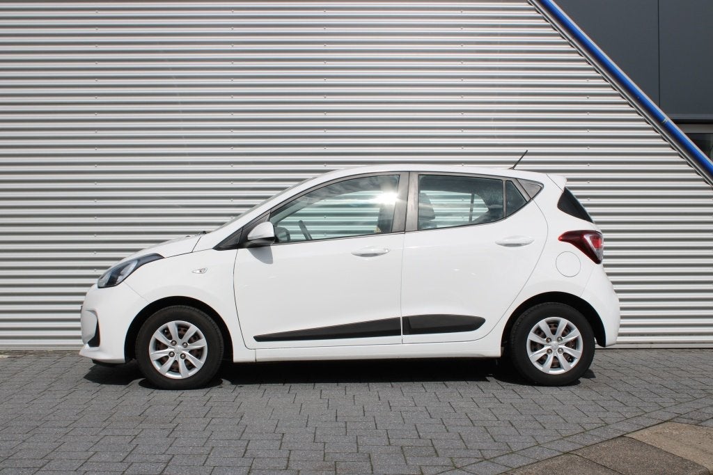 Hyundai i10 1.0i Comfort | Airco | Radio/cd | Cruise control, Auto's, Stof, Gebruikt, 4 stoelen, Wit