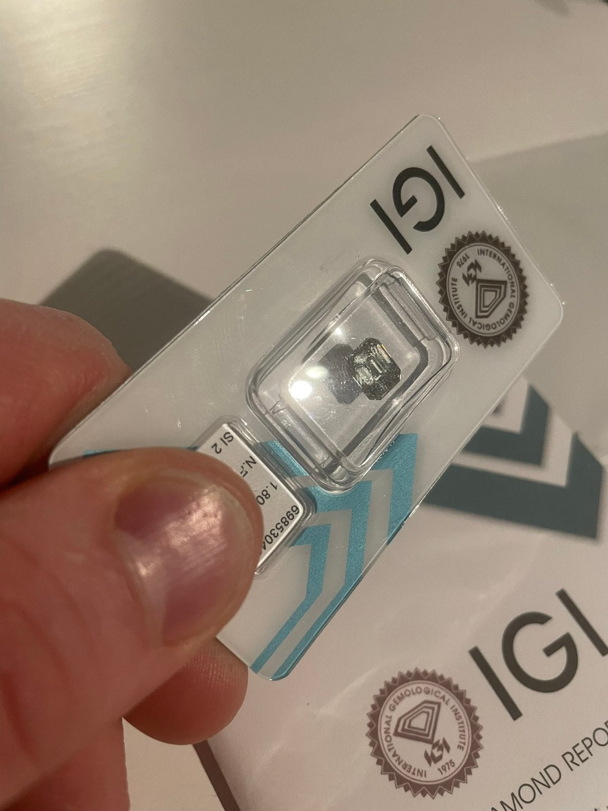 Diamant 1.80 ct, Ophalen of Verzenden, Zo goed als nieuw, Gehele gezicht