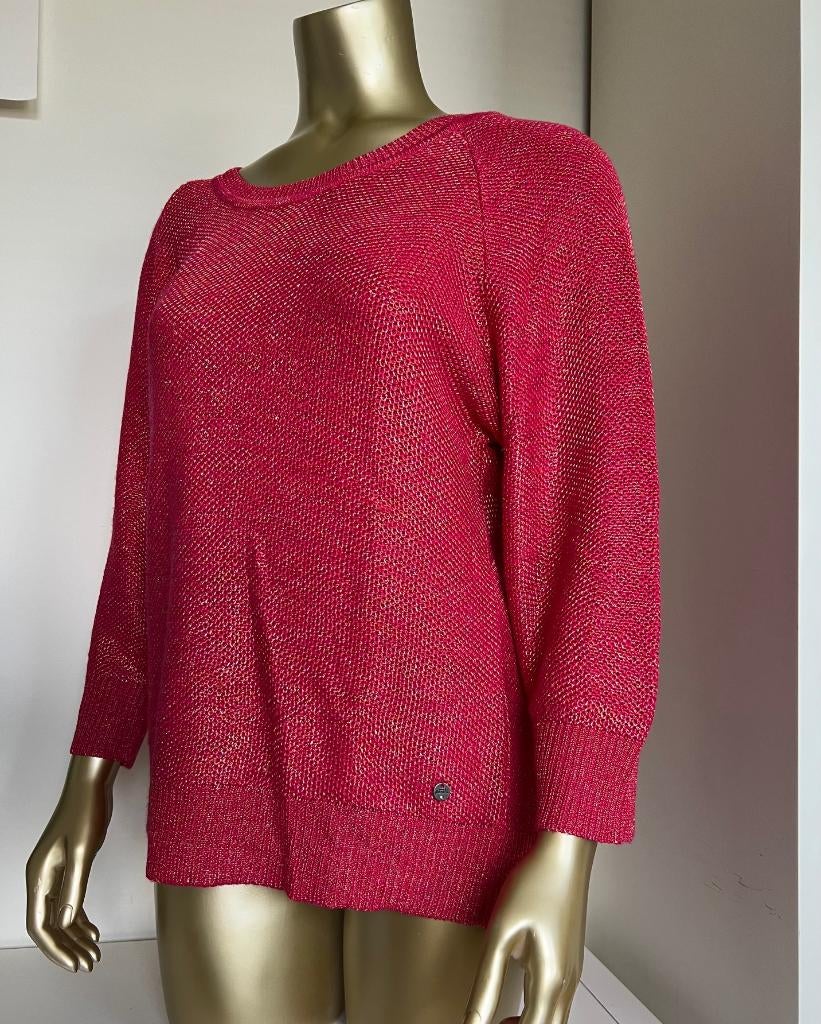 Poools trui, 3/4 mouwen, rood met goud, maat 40, Maat 38/40 (M), Ophalen of Verzenden, Zo goed als nieuw, Poools
