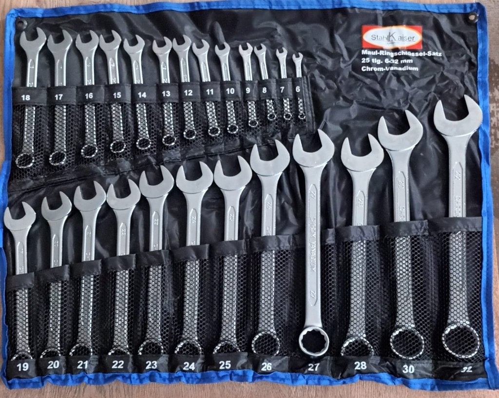 Nieuwe Ringsteeksleutelset Steekringsleutel 25dlg 6 t/m 32mm, Nieuw, Ophalen of Verzenden, Nvt, Nvt