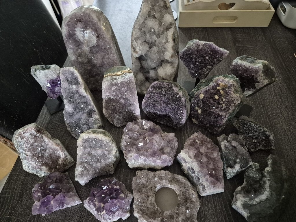 Grote privécollectie edelstenen & mineralen ter overname, Ophalen, Meerkleurig, Overige stijlen, Nieuw