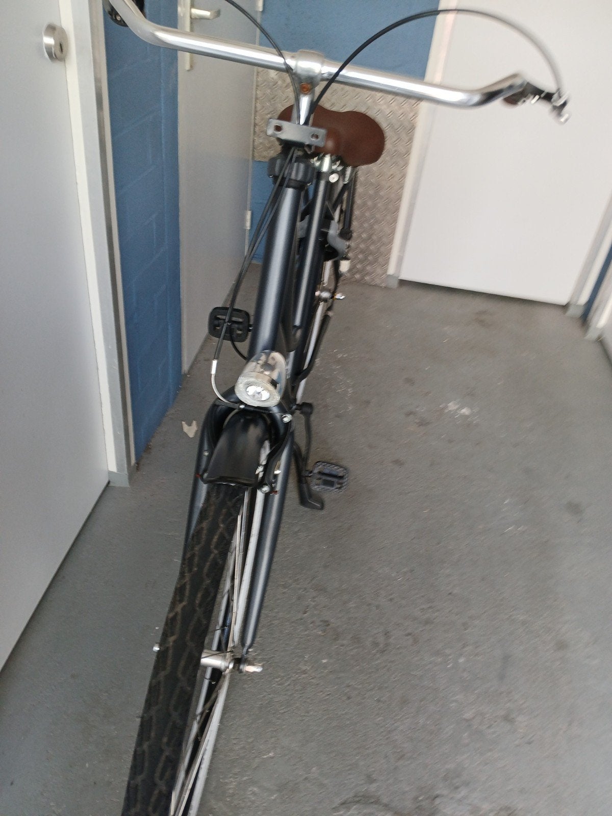 damesfiets, Ophalen