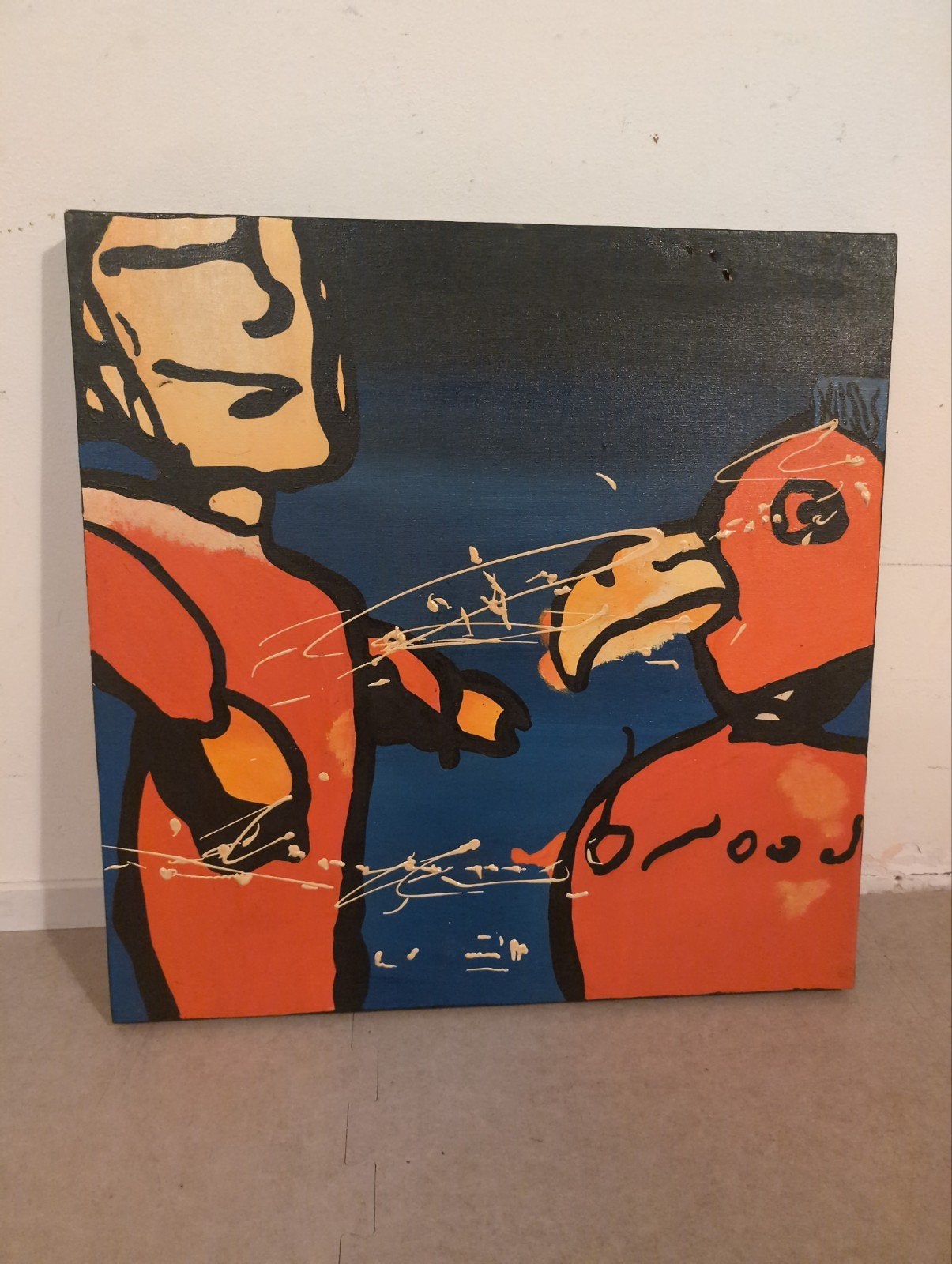 Herman Brood schilderij, Ophalen