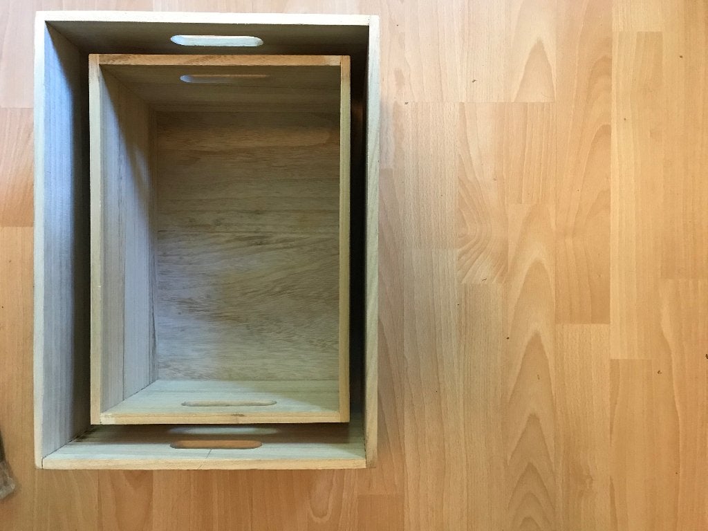 Opbergbox THORMOD B40xL30x22cm naturel, opbergbak, Ophalen, Doos, Minder dan 35 cm, Zo goed als nieuw