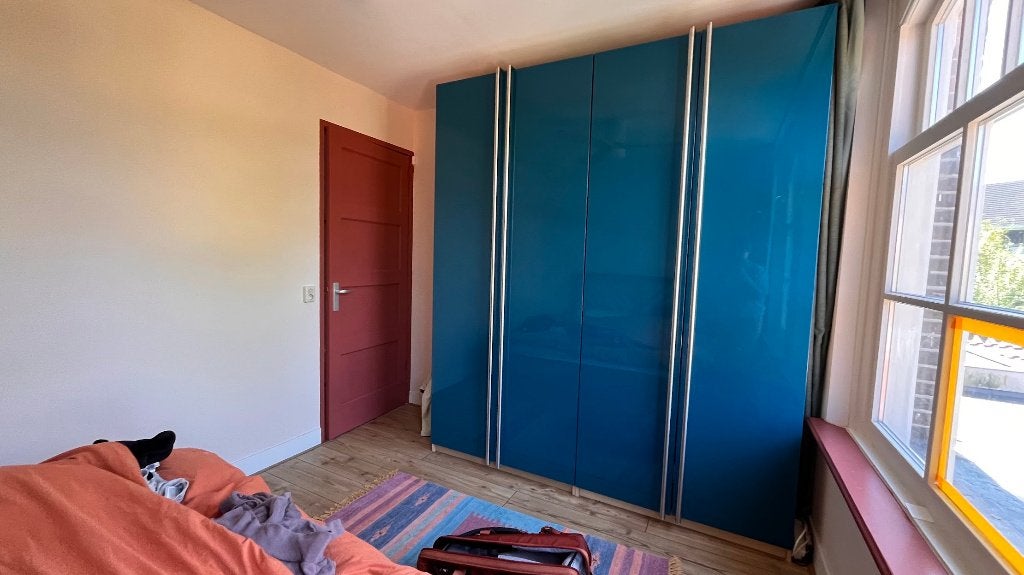 PAX Deuren 4 x hoogglans blauw, Ophalen, 200 cm of meer, 50 tot 100 cm, Zo goed als nieuw