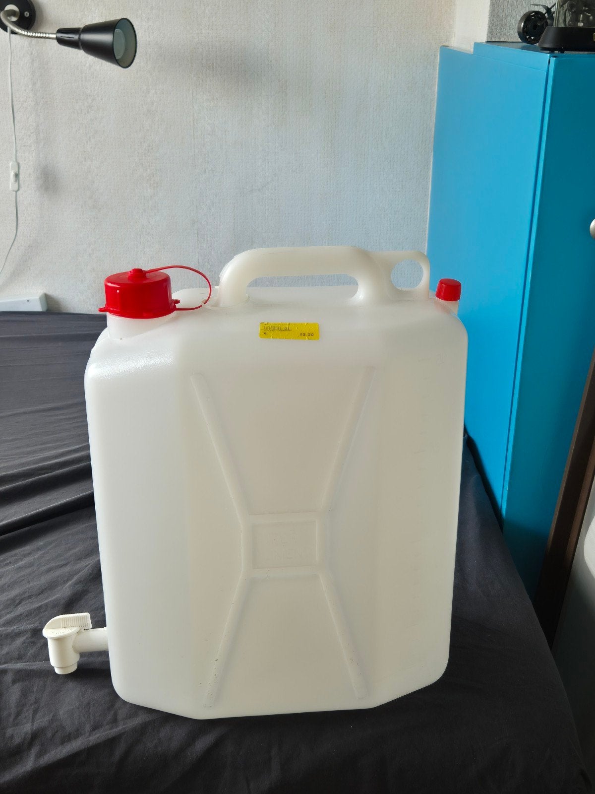 Waterkan met kraantje - 10 liter, Ophalen, Gebruikt