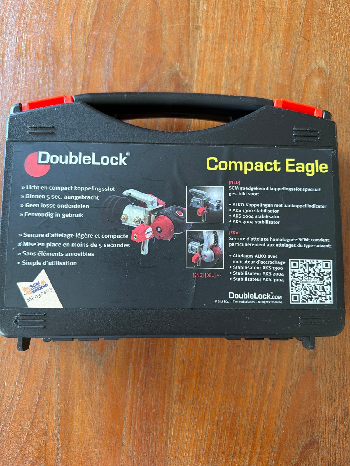 DoubleLock Compact Eagle SCM gekeurd koppelslot, Auto diversen, Anti-diefstal, Zo goed als nieuw, Ophalen of Verzenden