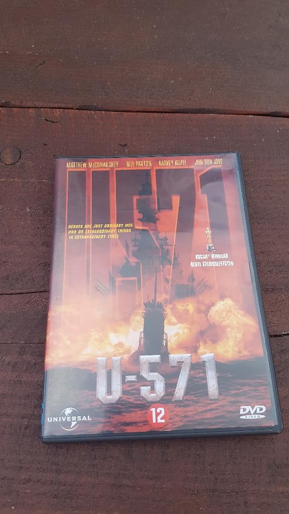 U 571, Cd's en Dvd's, Ophalen of Verzenden, Zo goed als nieuw