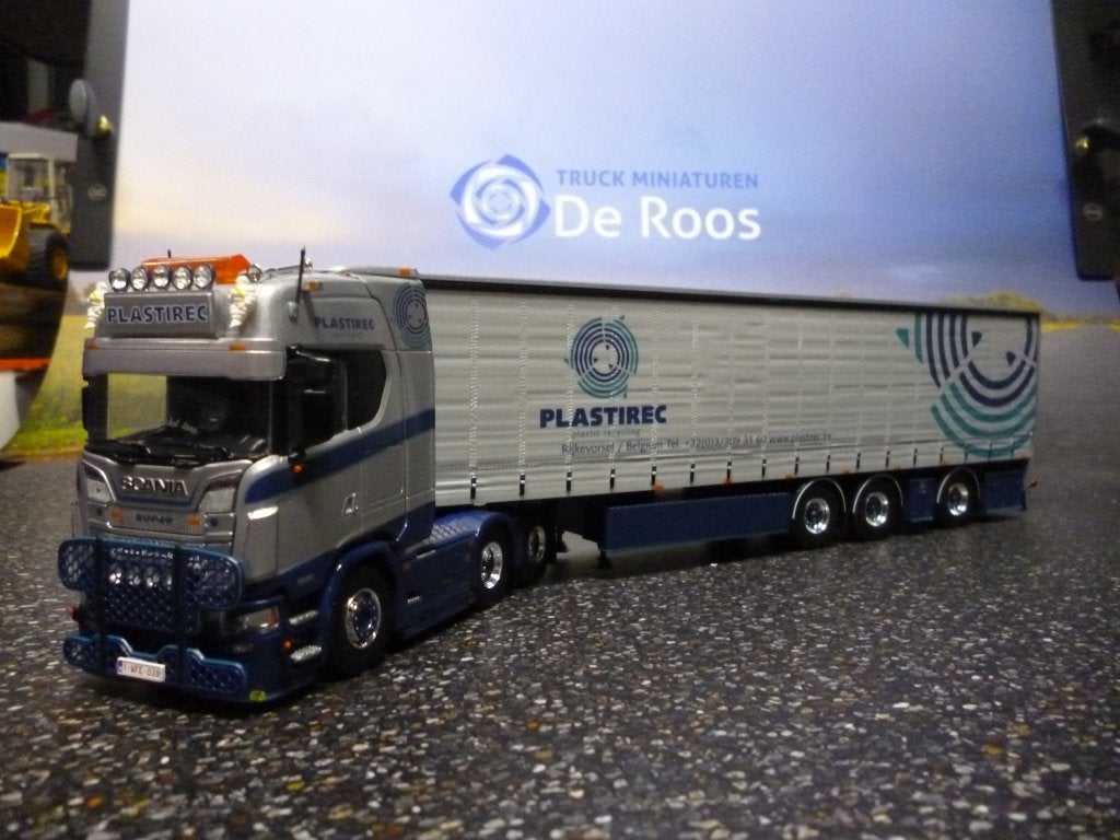 Tekno Scania Next Gen Plastirec met certificaat, Hobby en Vrije tijd, Modelauto's | 1:50, Ophalen of Verzenden, Nieuw, Bus of Vrachtwagen