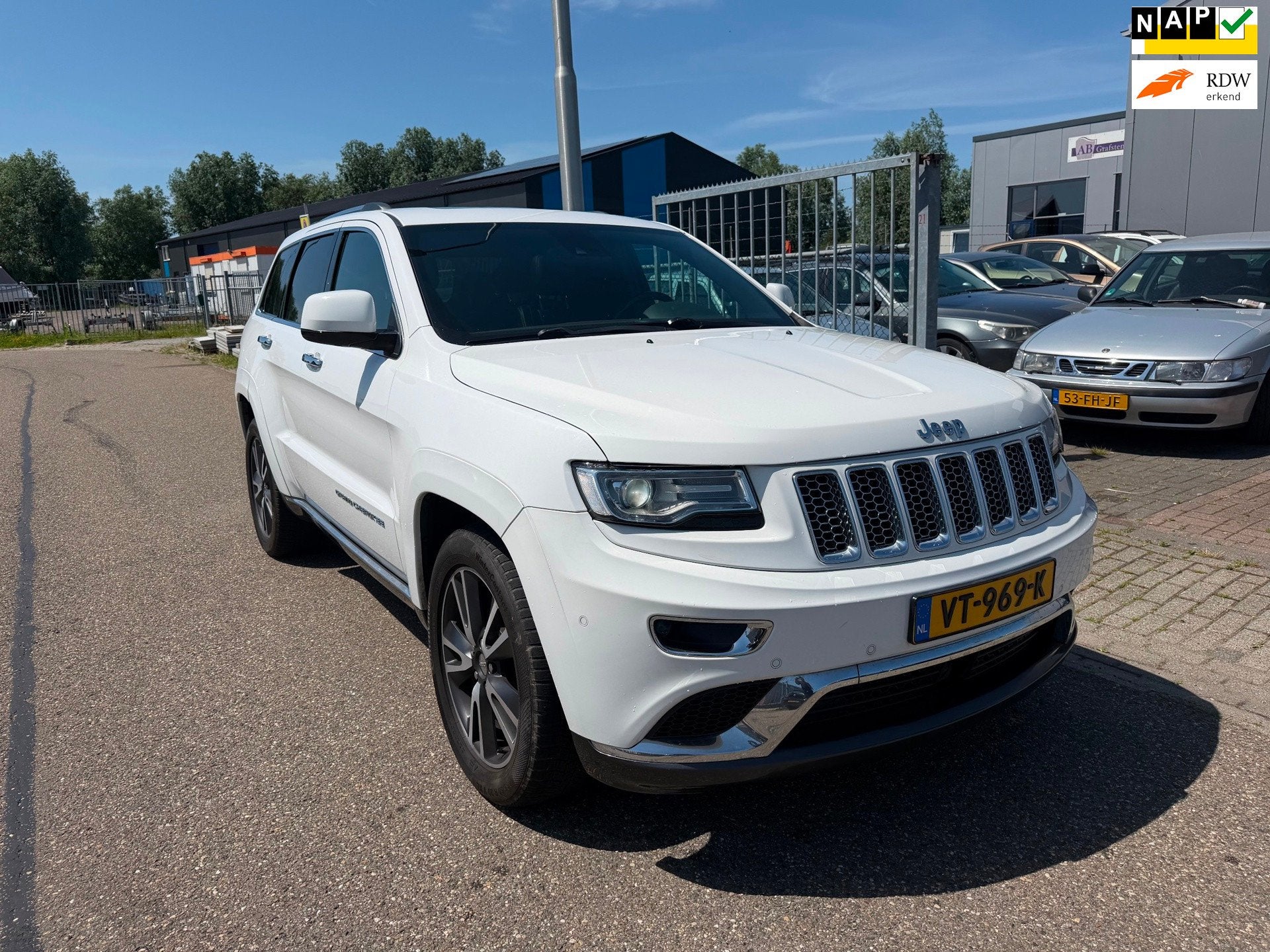 Jeep Grand Cherokee 3.0 CRD Summit l Grijs kenteken, Auto's, Euro 5, Zwart, Bedrijf, Diesel