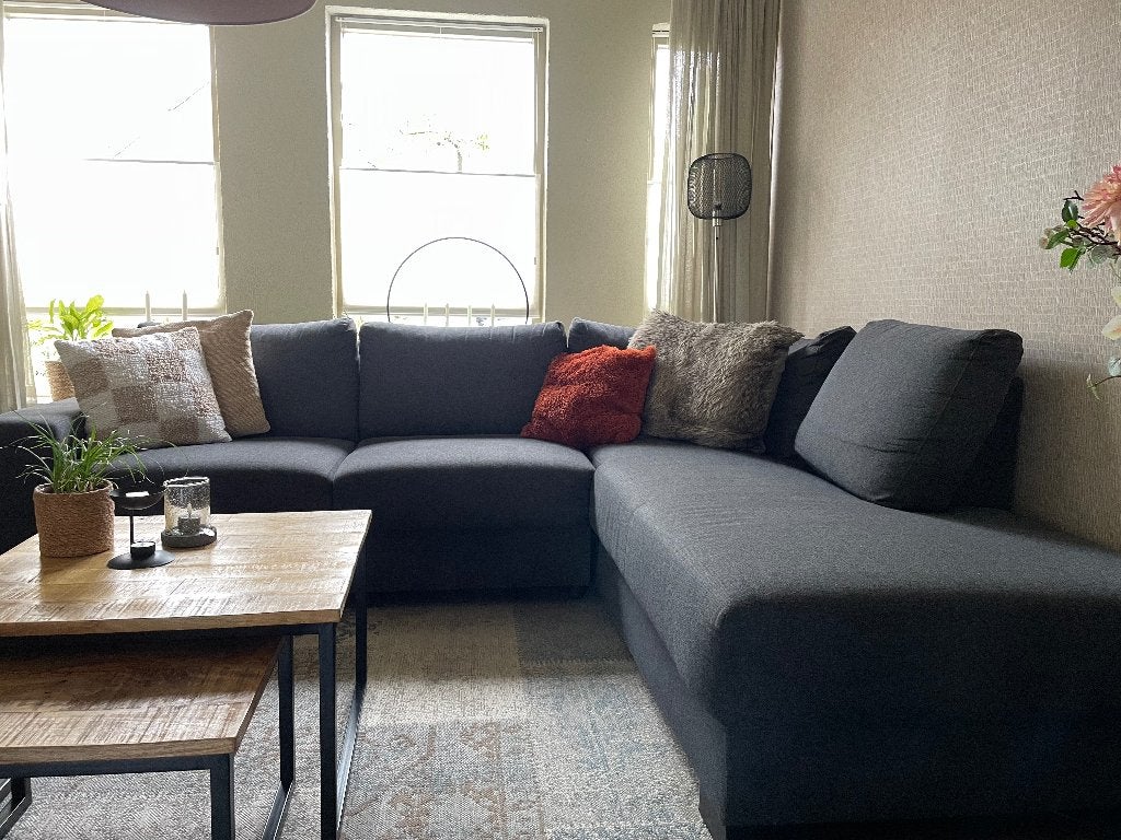 Hoekbank, Huis en Inrichting, Banken | Bankstellen, Ophalen, 250 tot 300 cm, Gebruikt, Hoekbank