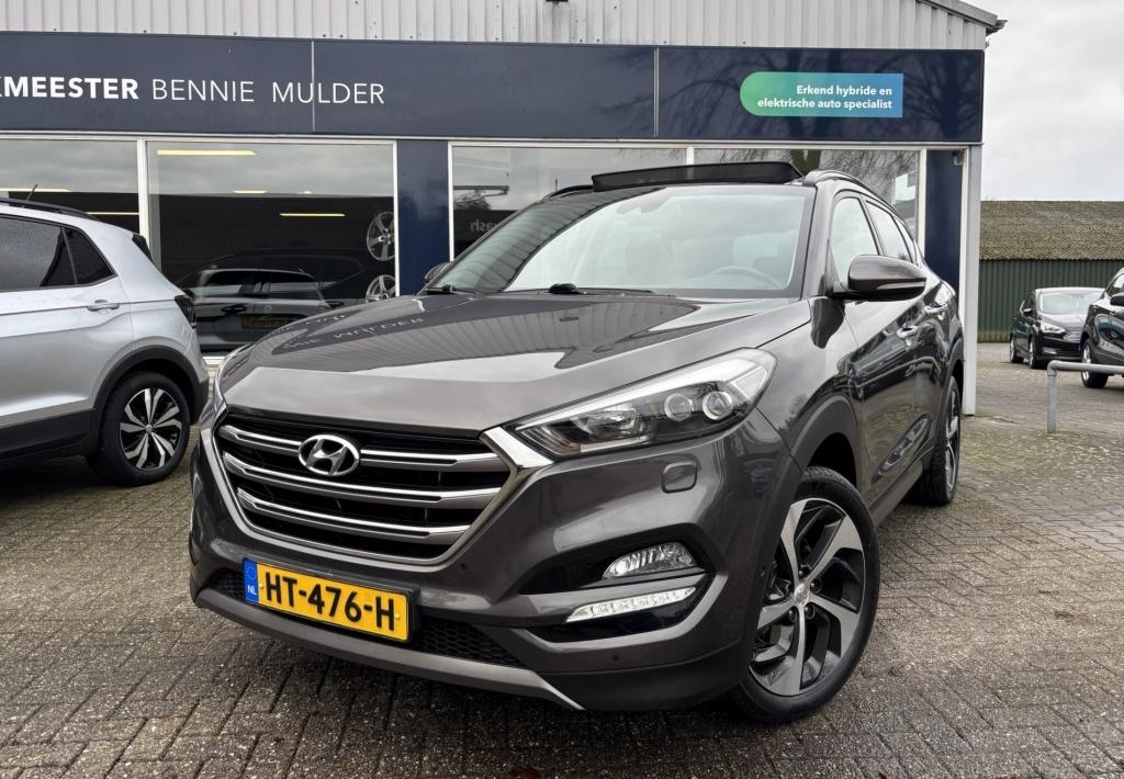 Hyundai Tucson 1.6 T-GDi Premium 4WD / AUT / SCHUIFDAK / LED, Auto's, Hyundai, Bedrijf, Te koop, Tucson, ABS, Achteruitrijcamera
