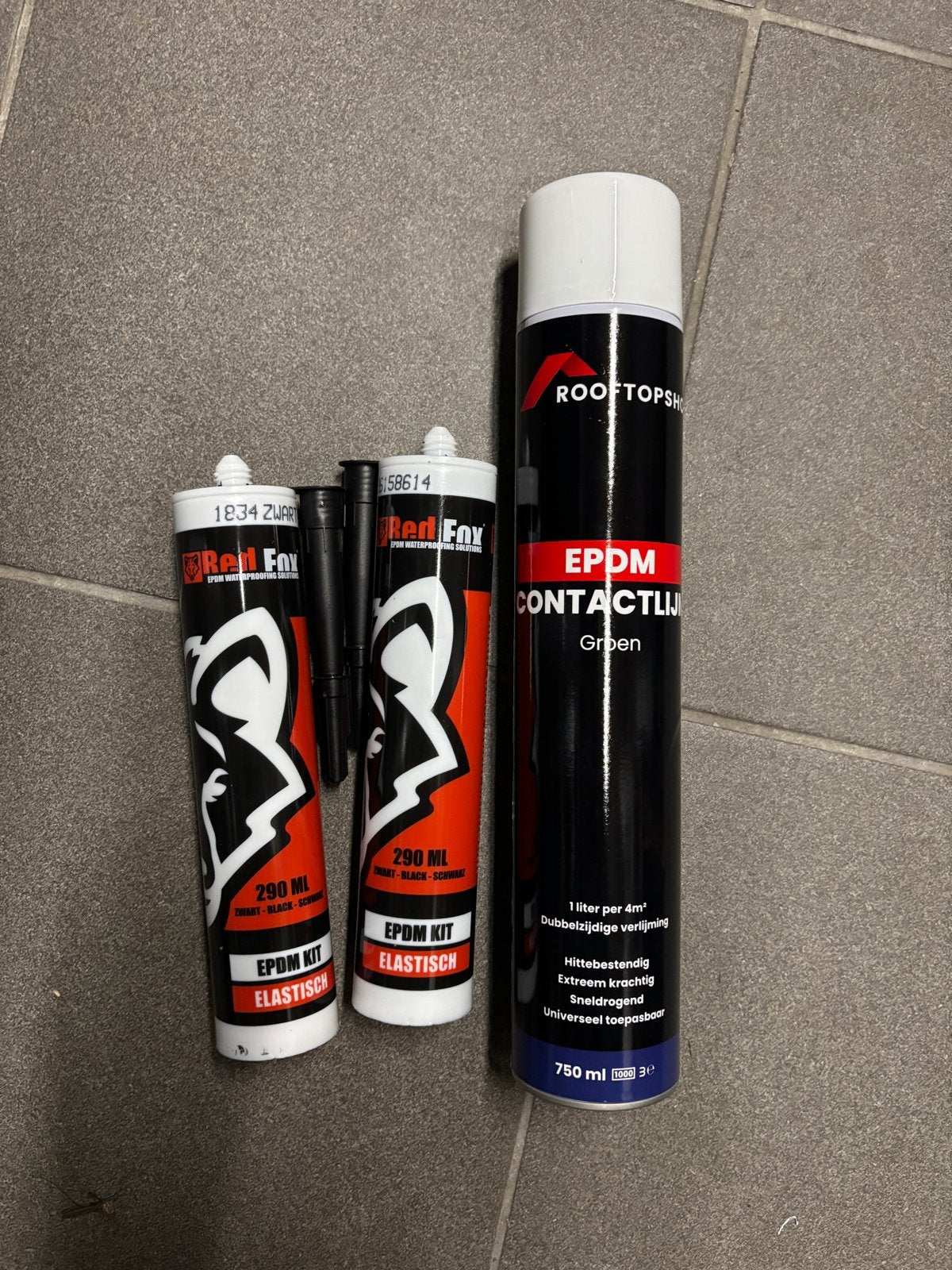 EPDM Kit en Contactlijm, Overige materialen, Nieuw, Ophalen of Verzenden, Minder dan 5 m²