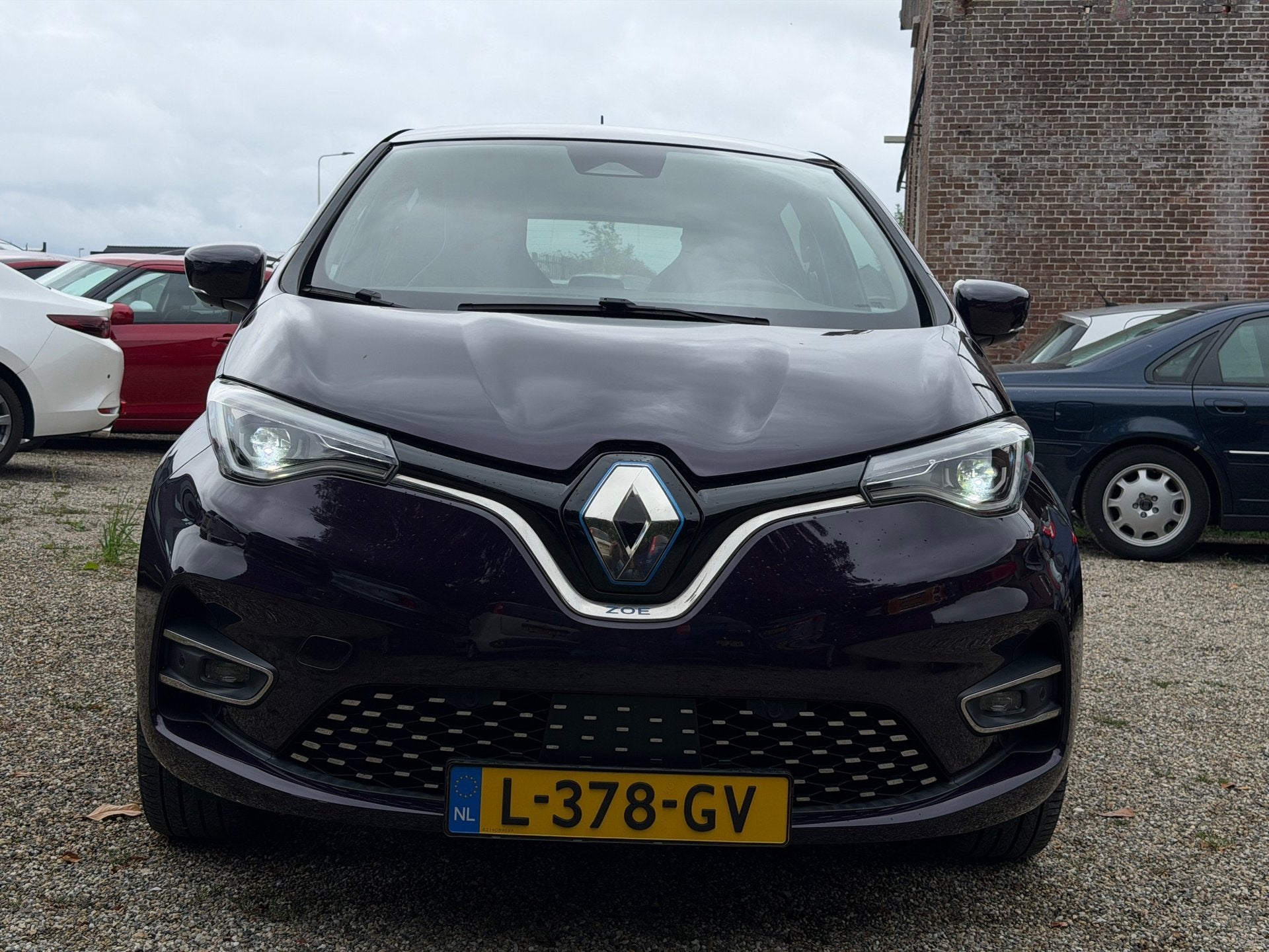 Renault ZOE R135 Edition One 52 kWh Koop Accu Grote Scherm L, 136 pk, Overige kleuren, Leder en Stof, Grijs