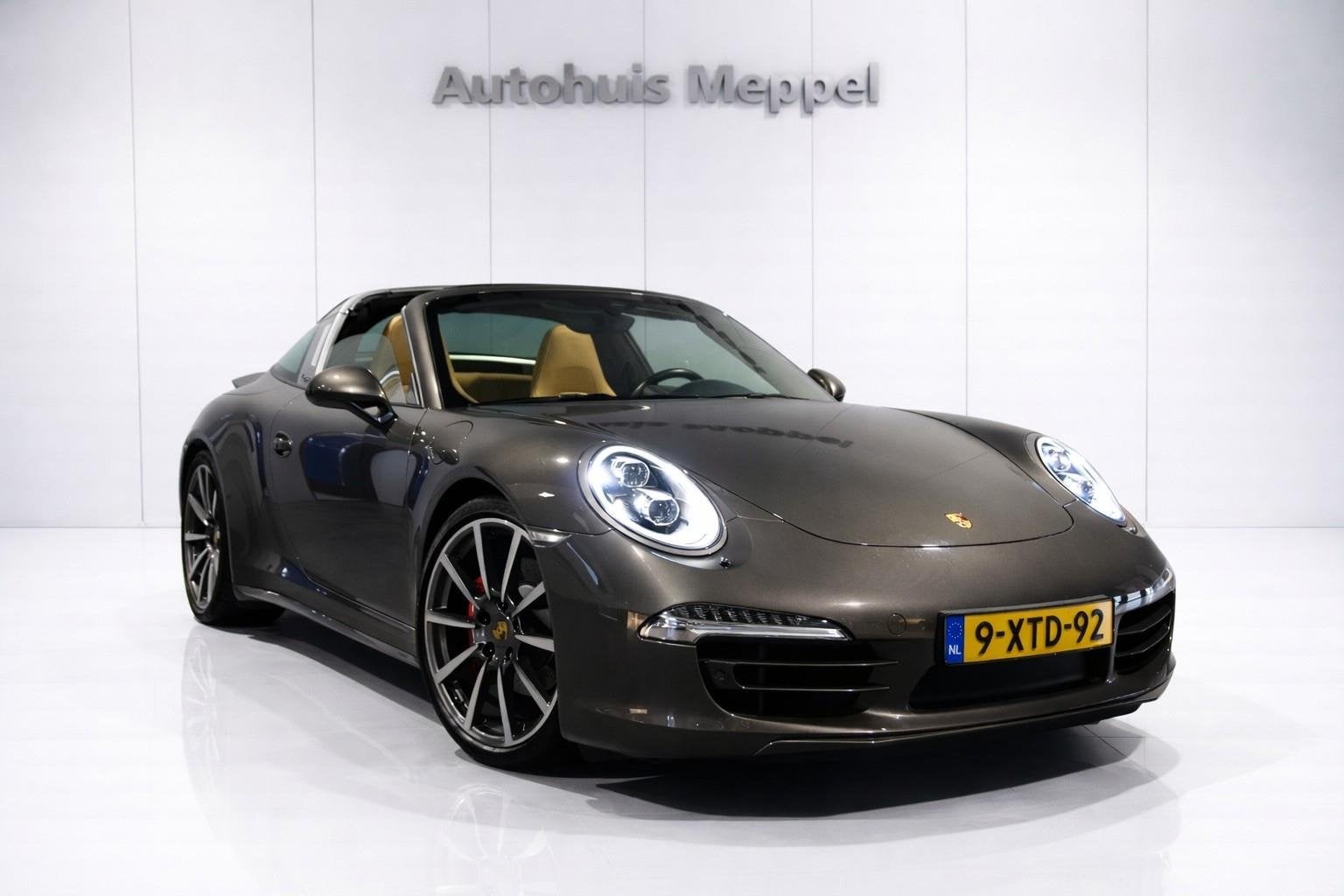 Porsche 911 3.8 Targa 4S OrgNL Sport Chrono Carbon Camera PD, Auto's, Porsche, Automaat, Gebruikt, Euro 6, Bedrijf