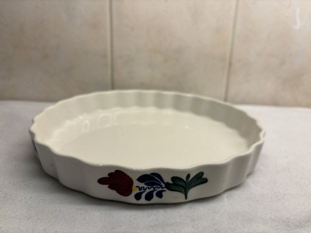 Boerenbont Quiche Taartvorm Ovenschaal, Antiek en Kunst, Ophalen of Verzenden
