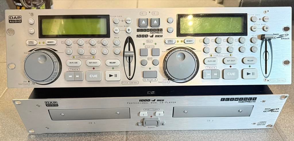 DAP Audio 1000-D MKII Professionele Dual CD-speler, Overige merken, Gebruikt, Dj-set, Dab