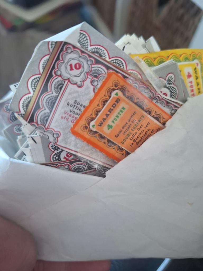 Gratis ca. 4500 Douwe Egberts punten, Ophalen of Verzenden, Gebruikt