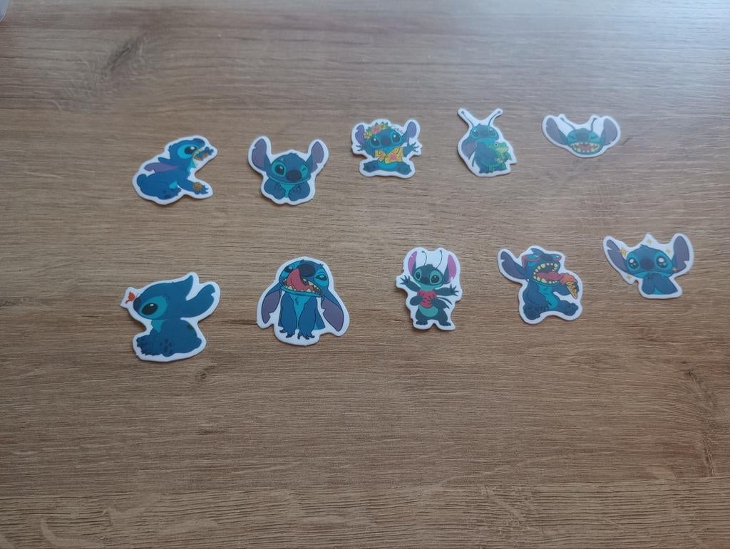 10 verschillende Lilo en Stitch stickers, Ophalen of Verzenden, Nieuw, Meerdere stickers
