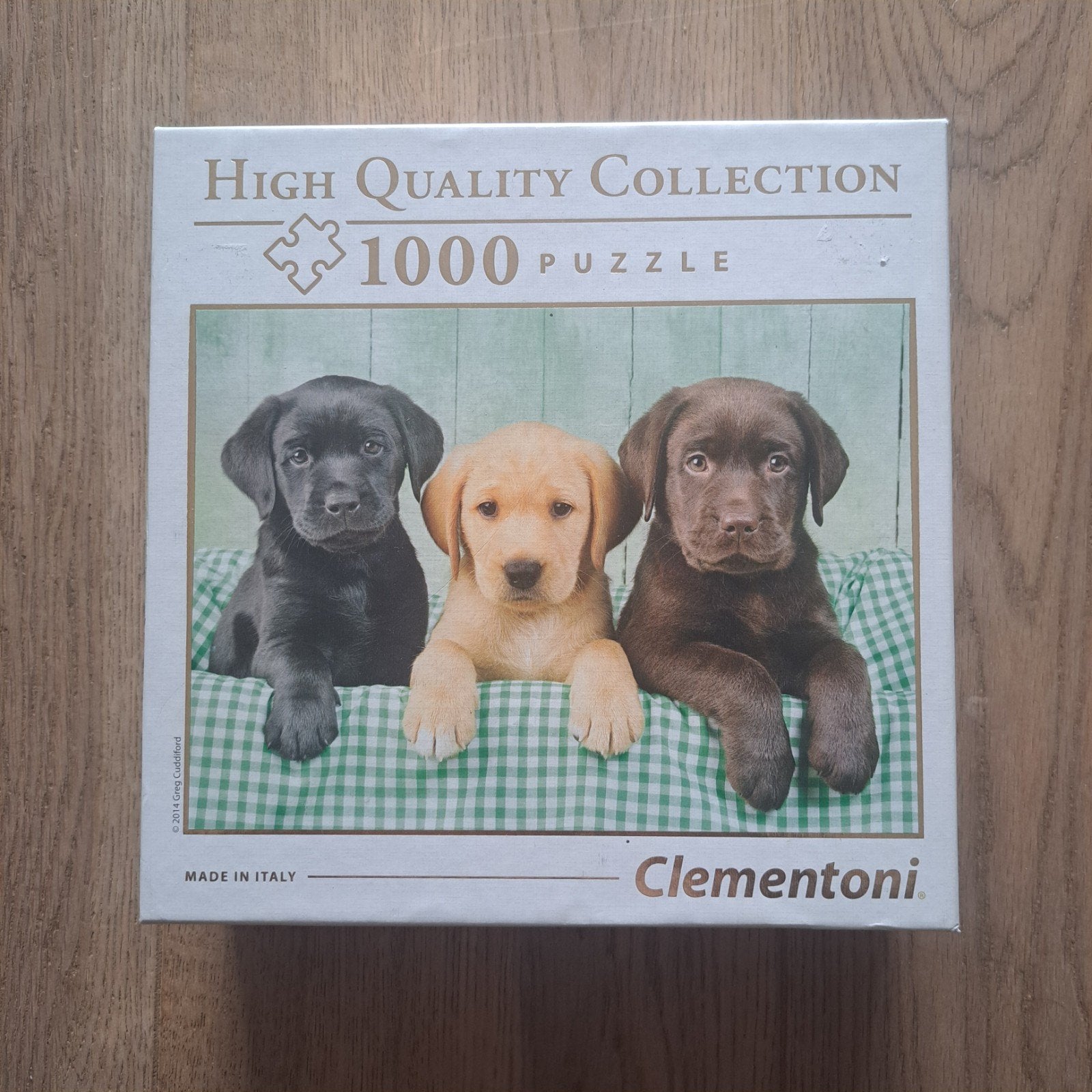 Clementoni legpuzzel 1000 stukjes - Schattige puppy's, Ophalen, 500 t/m 1500 stukjes, Gebruikt, Legpuzzel