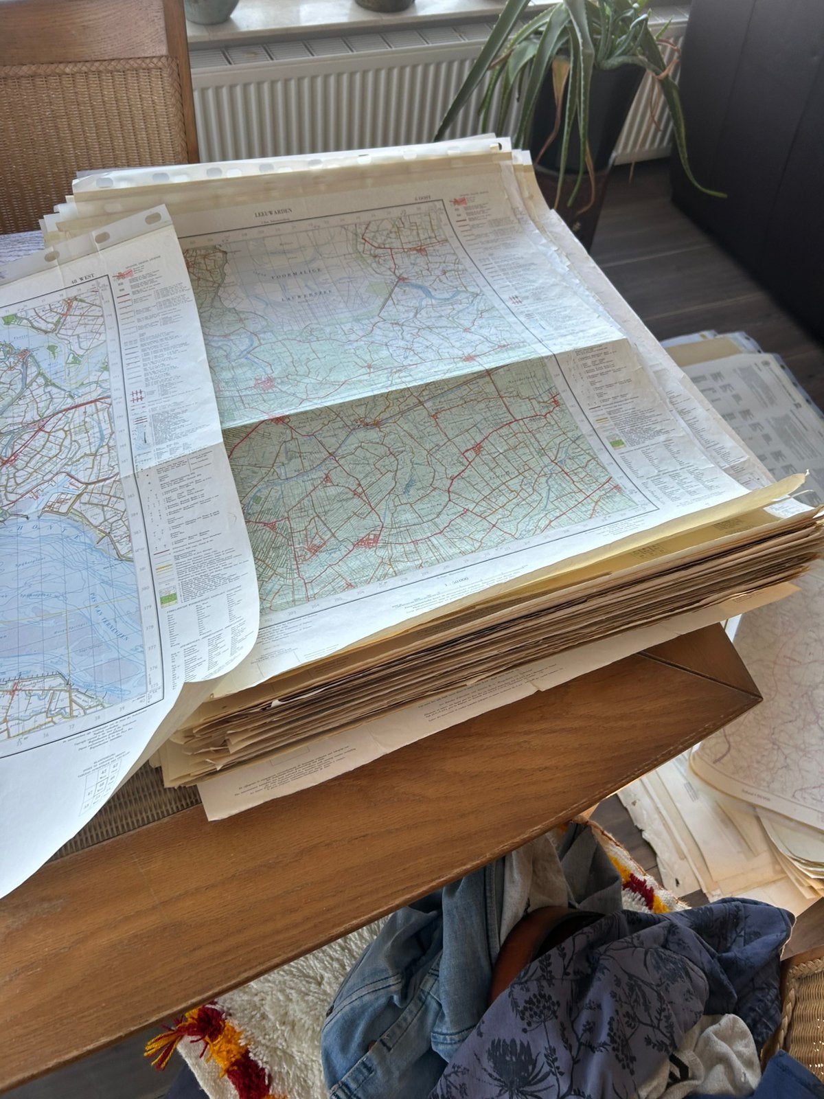 80 Topografische kaarten 1960 - 1990 Nederland, Gelezen, Ophalen of Verzenden, Landkaart, 1800 tot 2000