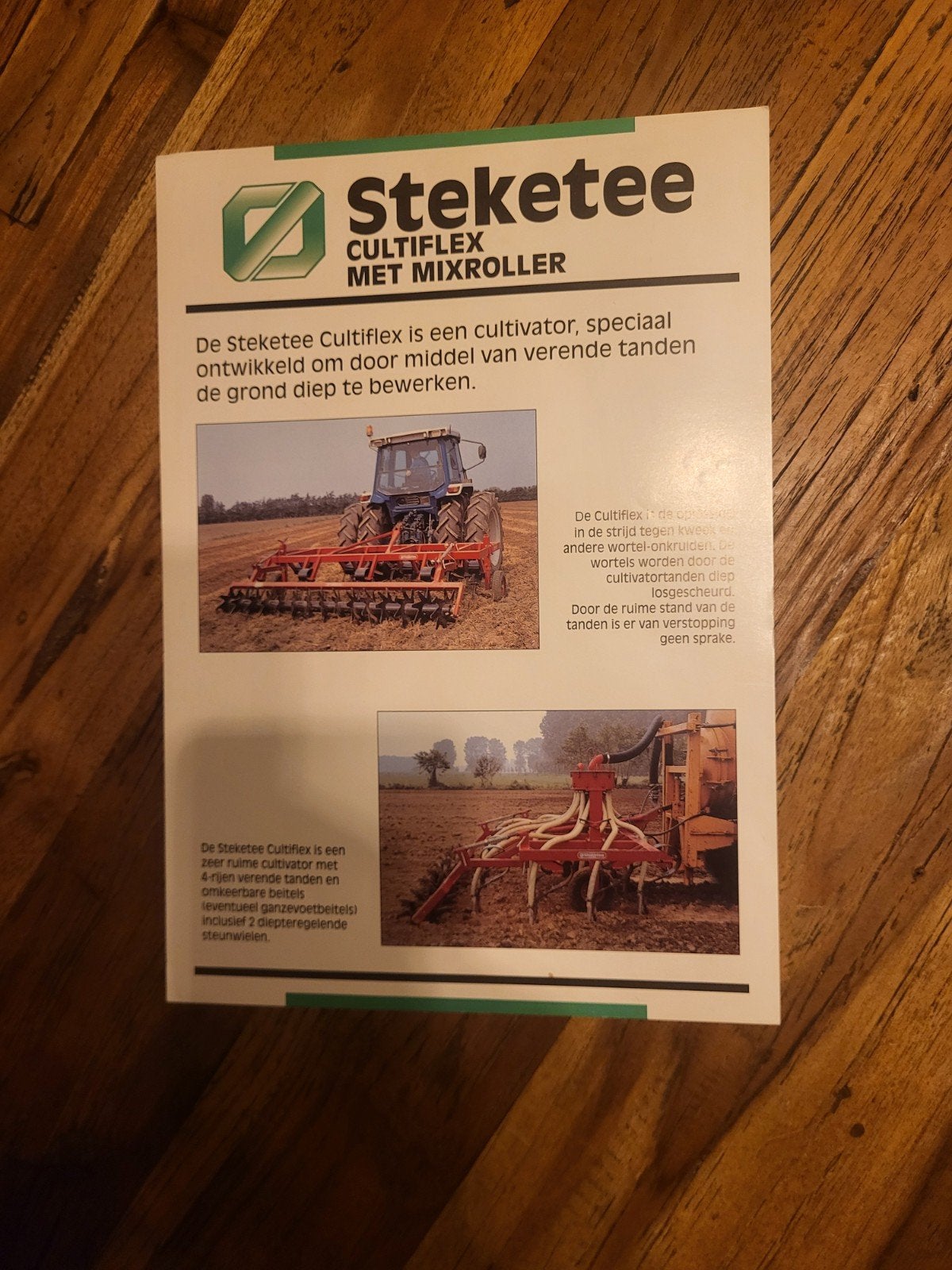 tractor folder Steketee Cultiflex met mixroller, Ophalen of Verzenden, Zo goed als nieuw