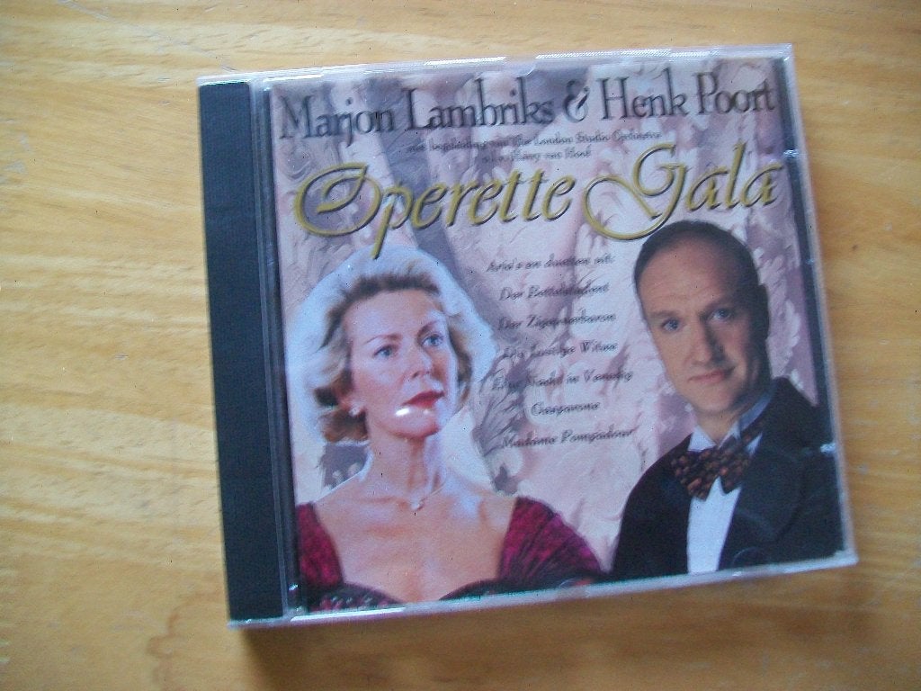 CD Marjon Lambriks, Henk Poort, Operette Gala, Ophalen of Verzenden, Zo goed als nieuw, Opera of Operette