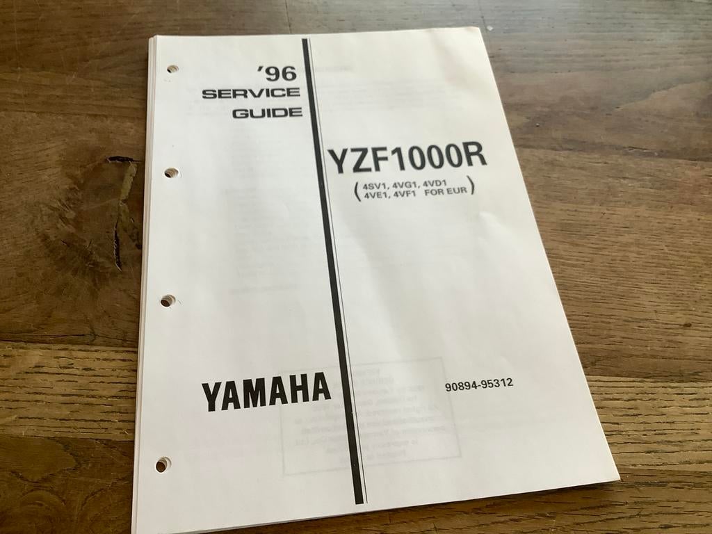 Yamaha YZF1000R Servicehandleiding '96, Motoren, Handleidingen en Instructieboekjes, Yamaha, Verzenden