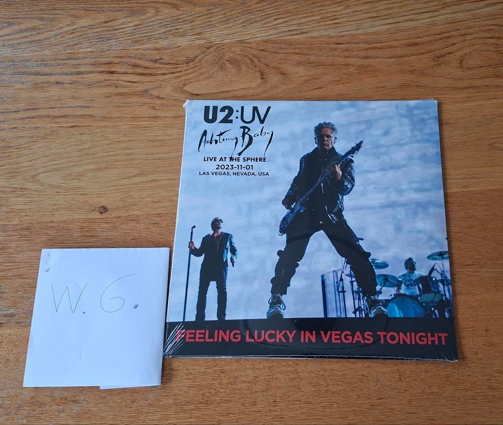 U2 Feeling lucky in vegas tonight lp, Ophalen of Verzenden, 2020 tot heden, Nieuw in verpakking, 12 inch
