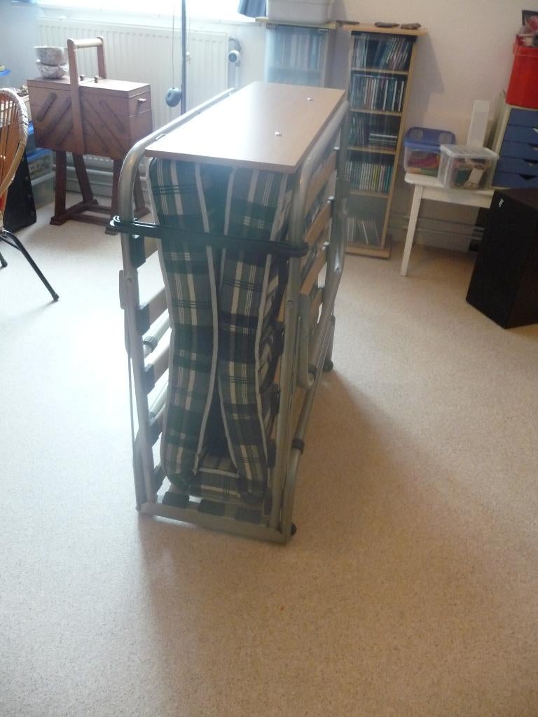 Opklap bed, Ophalen, Gebruikt, Eenpersoons, 190 cm of minder