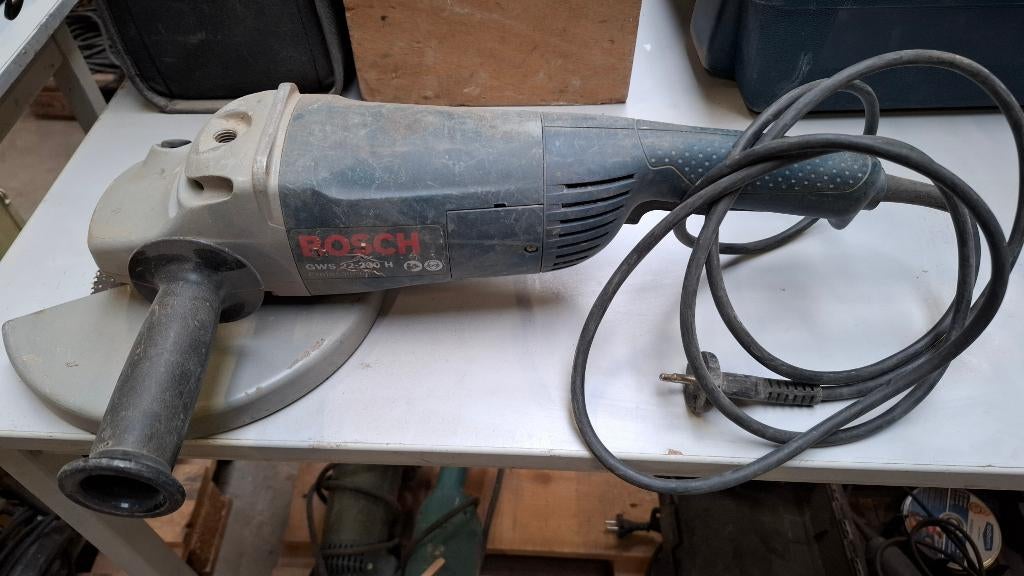 haakse slijper 180mm, Doe-het-zelf en Verbouw, Gereedschap | Slijpmachines, Ophalen, Gebruikt, 1000 watt of meer, Haakse handslijpmachine