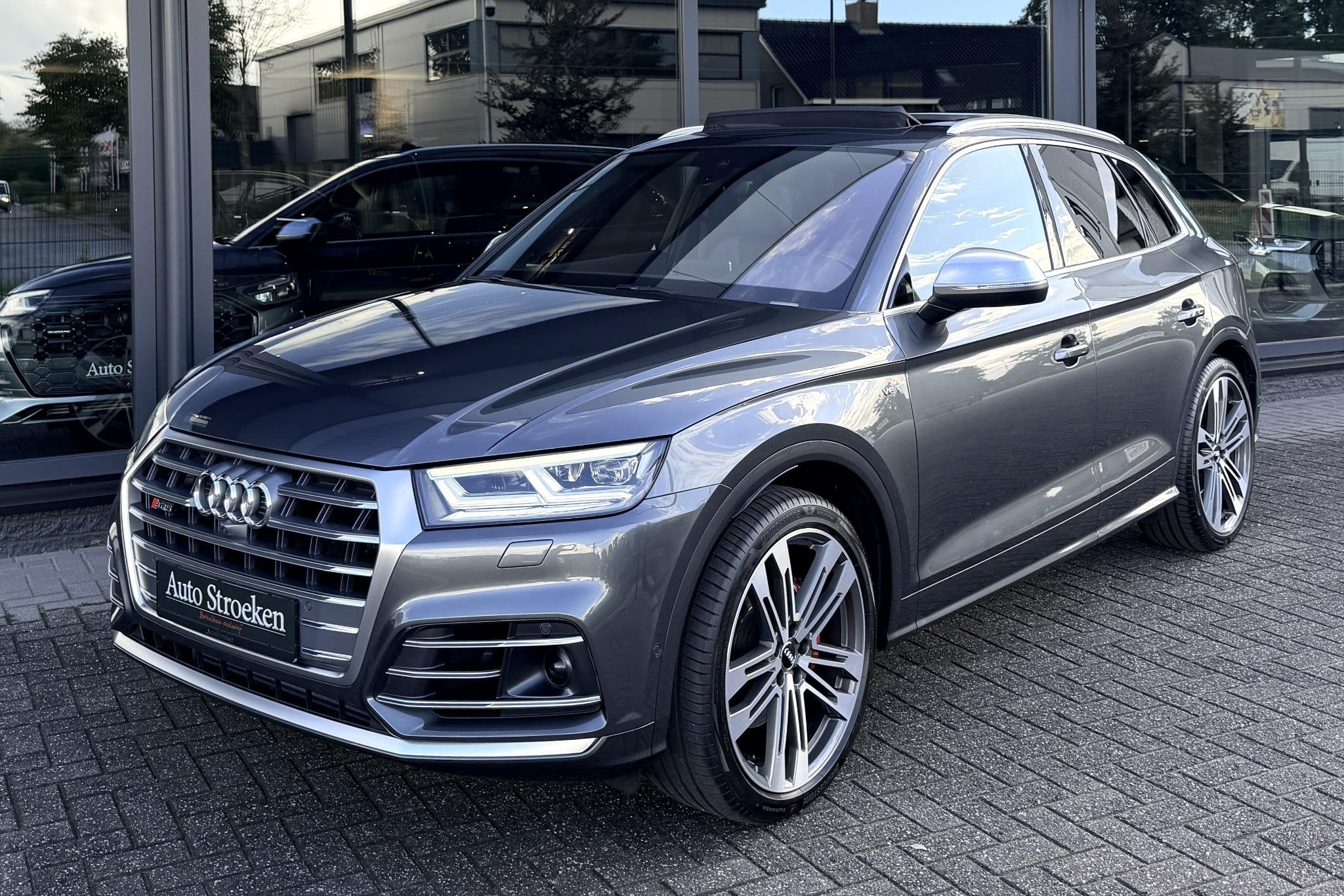 Audi SQ5 3.0 TFSI Quattro Pano Lucht RS Leder Matrix B&O, Auto's, Automaat, Gebruikt, 2995 cc, Leder