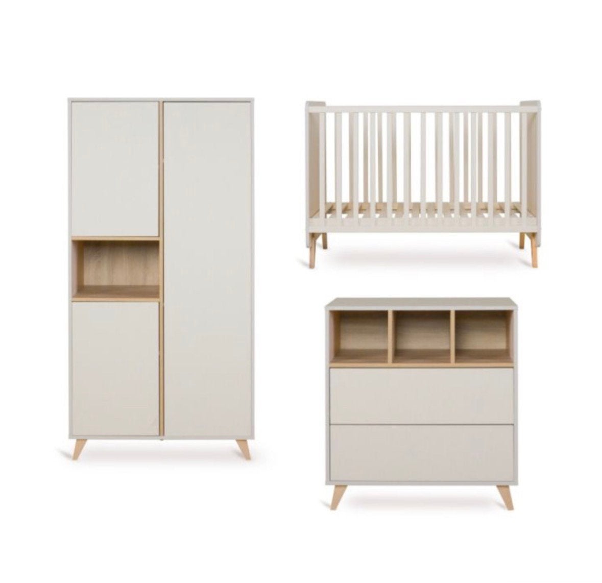 Quax 3 delige Babykamer Loft Clay, Ophalen, 50 tot 70 cm, Nieuw, 105 cm of meer
