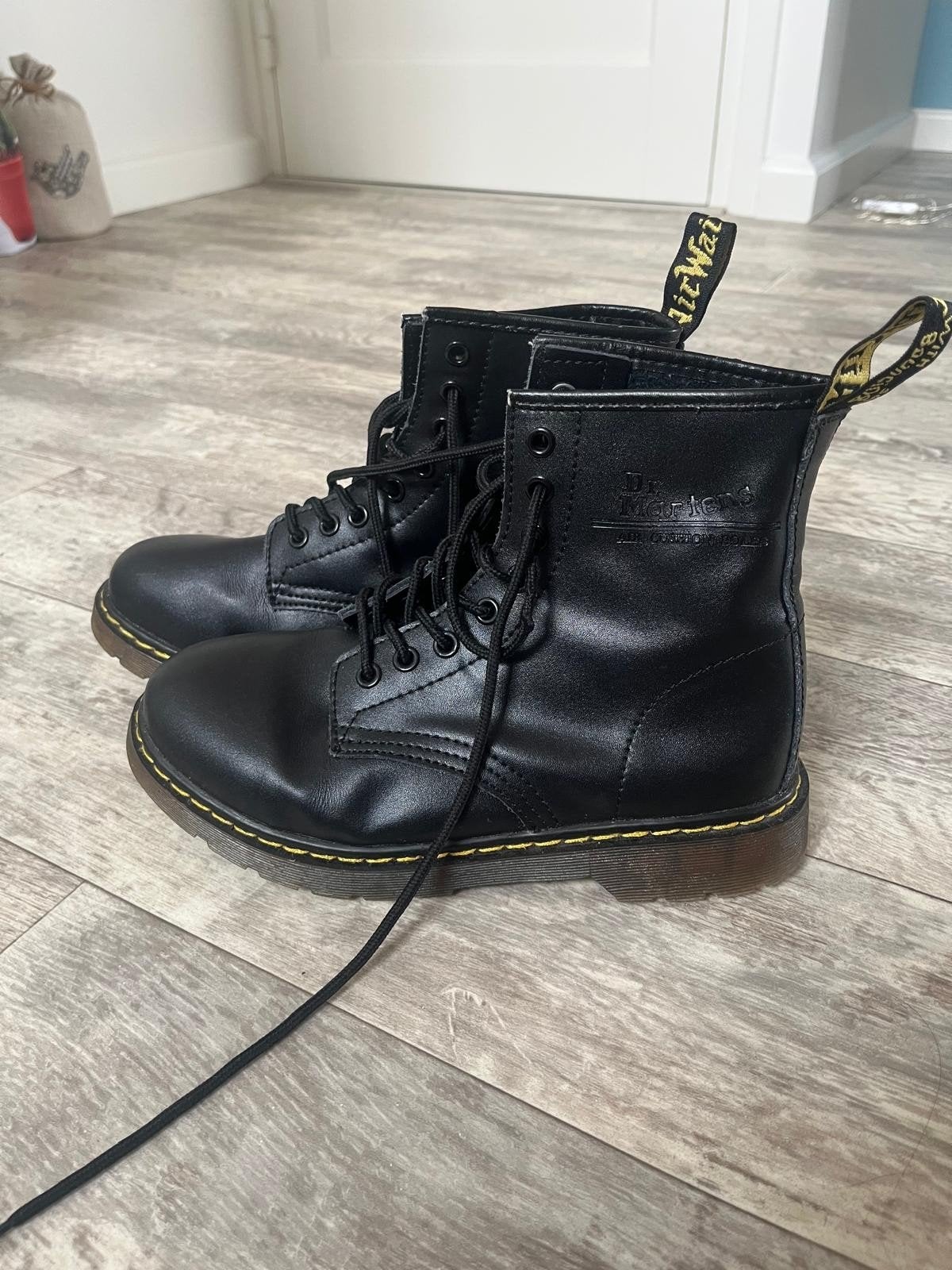 Look a like Dr. Martens 1460 Smooth Leer Laarzen Zwart Maat, Ophalen, Zwart, Lage of Enkellaarzen, Dr. Martens