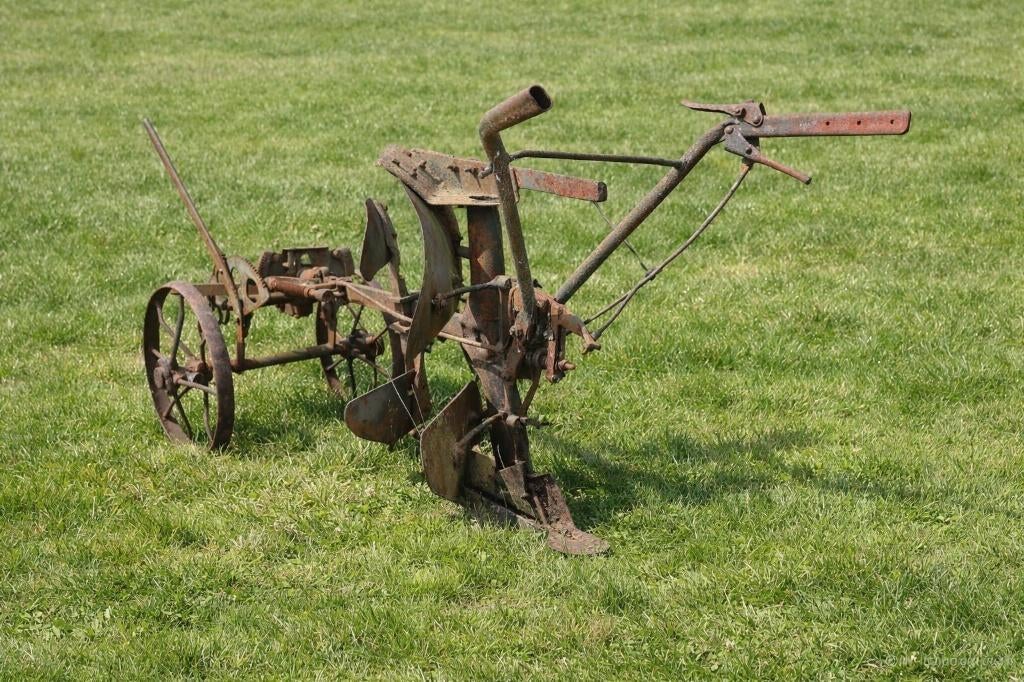 Antieke Rud. Sack wentelploeg, ca. 1920, Ophalen, Gebruikt, Metaal, Overige typen