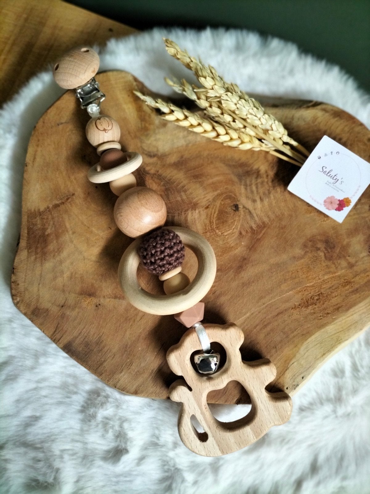 Nieuw Maxicosi - Wagenhanger ' Aapje, Kraamcadeau, Nieuw, Ophalen of Verzenden, Saluty's kinder- en kraamcadeaus