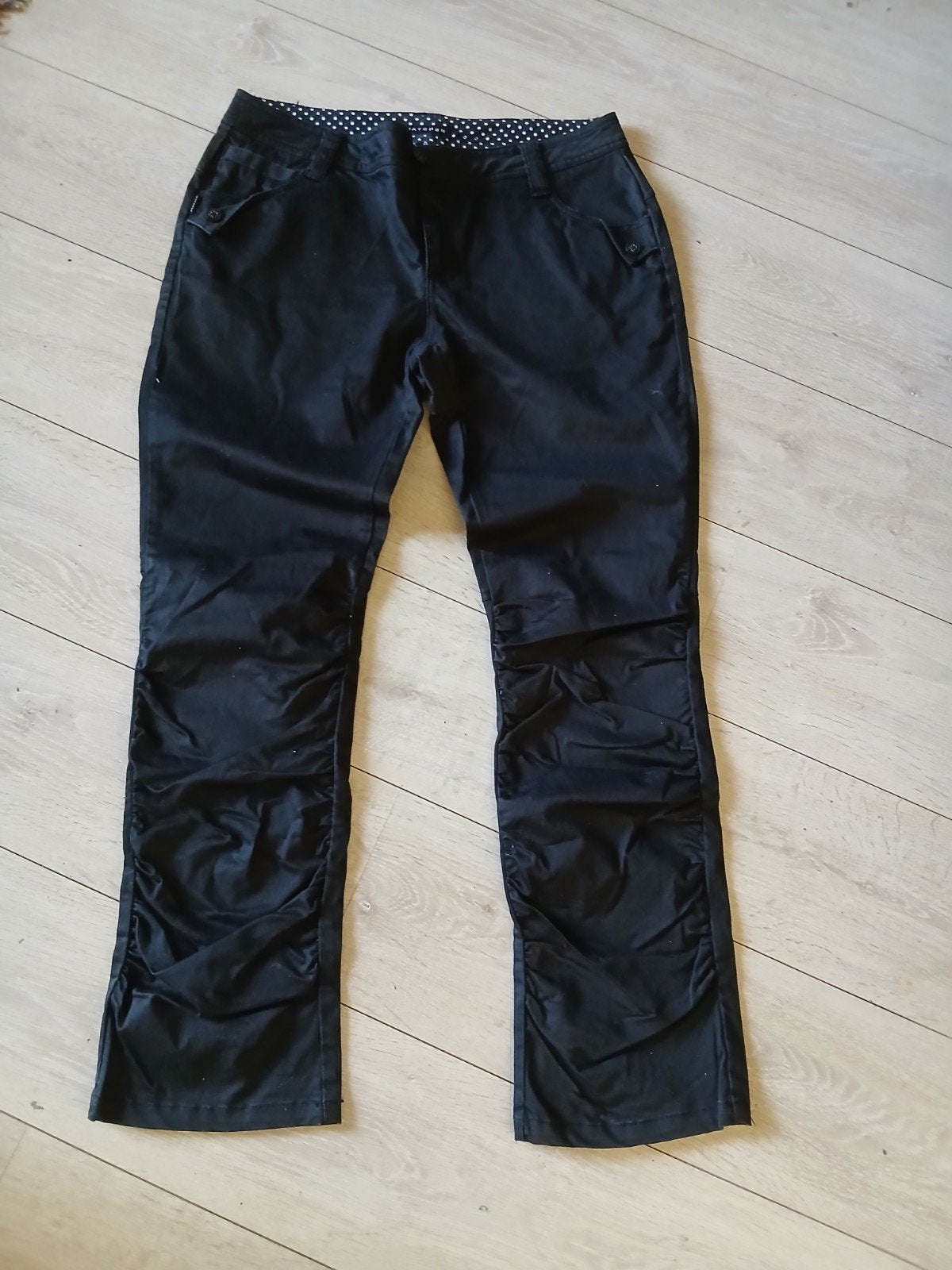 Watcher broek maat 44 zwart katoen elastaan, Kleding | Dames, Verzenden, Zwart, Maat 42/44 (L), Zo goed als nieuw