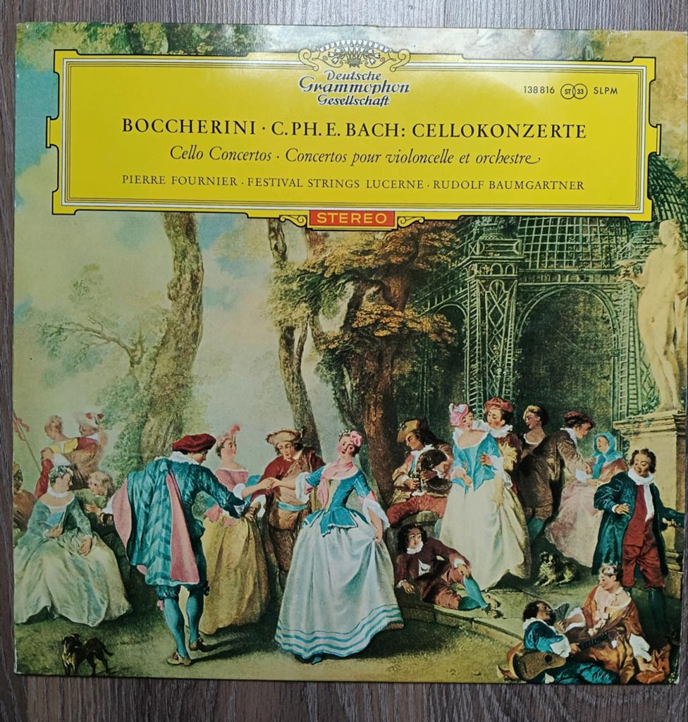 Boccherini & C.P.E. Bach Cello Concertos - Fournier, Ophalen of Verzenden, Barok, Zo goed als nieuw, Orkest of Ballet