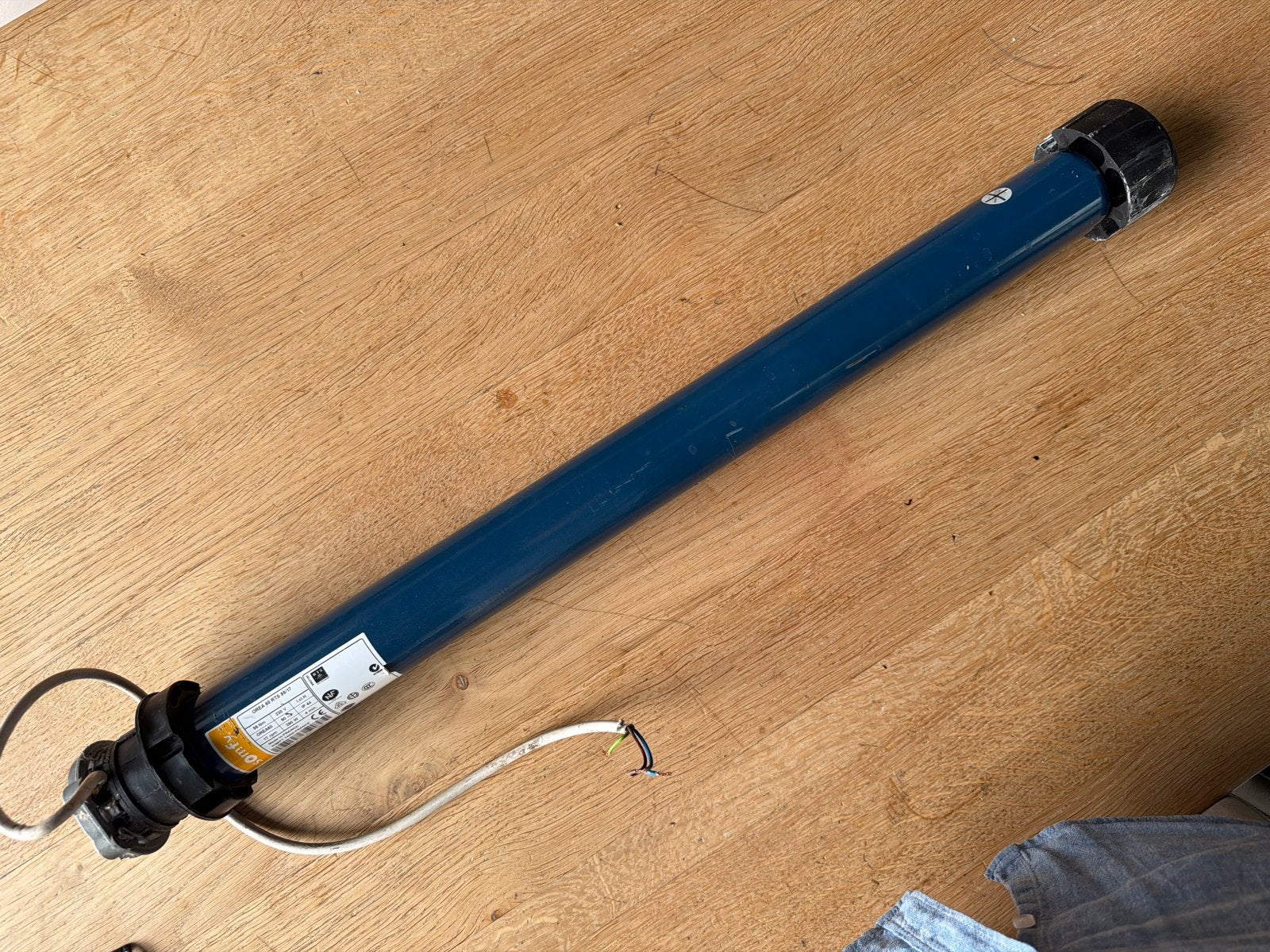 Somfy OREA 60 RTS 55/17 Rolluikmotor met afstandsbediening, Gebruikt, Overige kleuren, Ophalen of Verzenden, Minder dan 100 cm