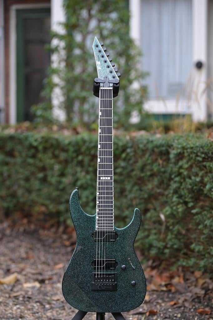 ESP E-II M-II 7B Baritone Evertune - Granite Sparkle, Muziek en Instrumenten, Snaarinstrumenten | Gitaren | Elektrisch, Overige merken