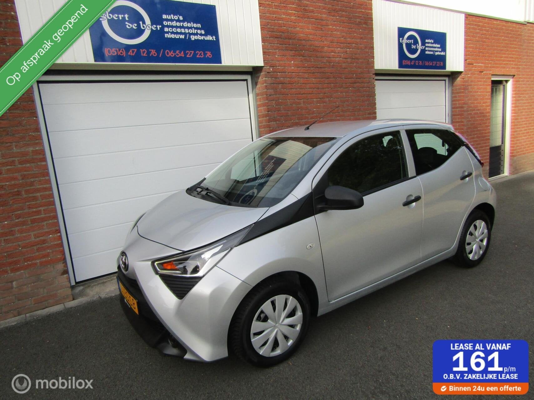 Toyota Aygo 1.0 VVT-i x-fun bj 11-2020 zilver, airco,87827km, Voorwielaandrijving, Gebruikt, Euro 6, 4 stoelen
