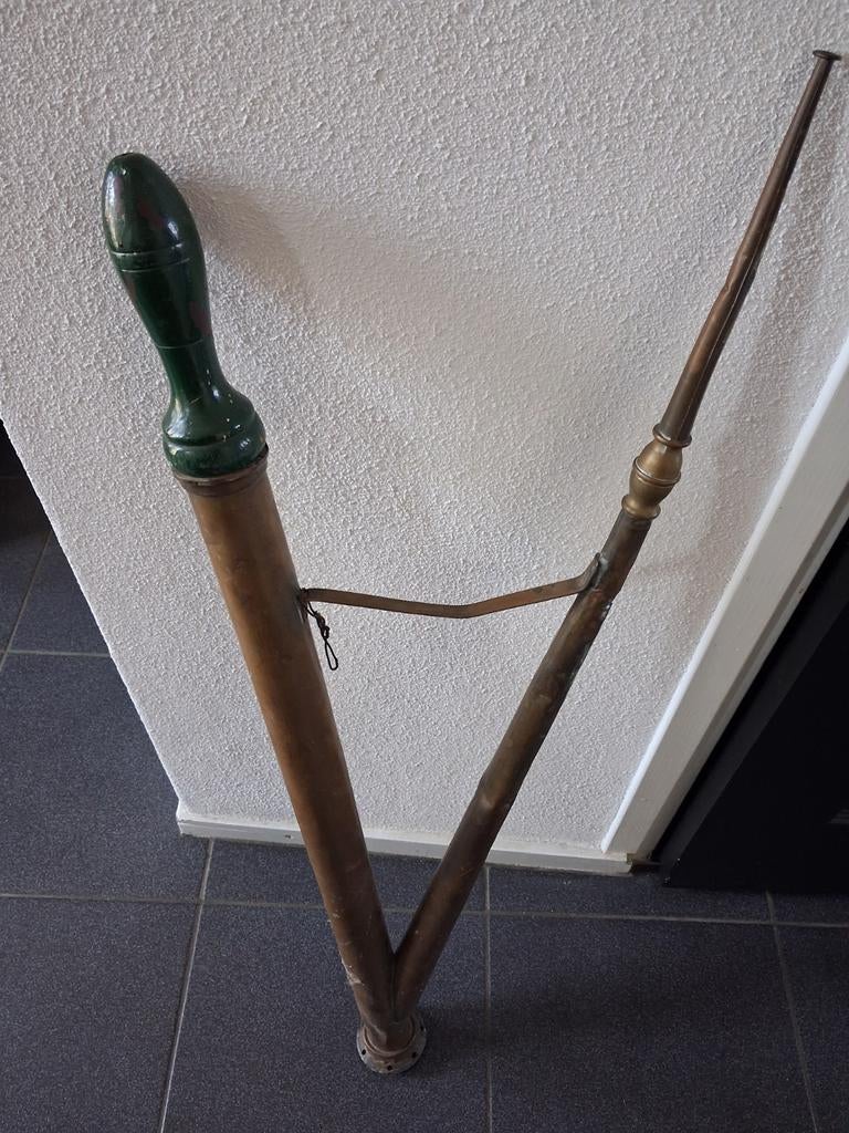 Antieke koperen ramenspuit, Antiek en Kunst, Ophalen