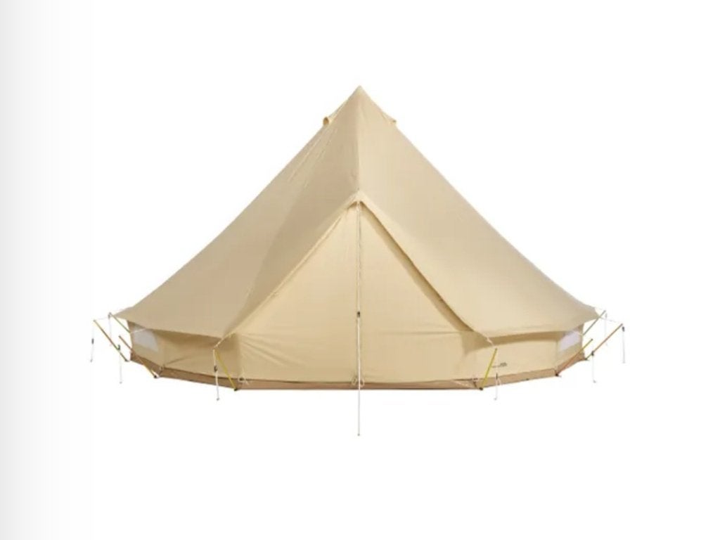 Bell tent, beige, Caravans en Kamperen, Ophalen, Zo goed als nieuw, Meer dan 6