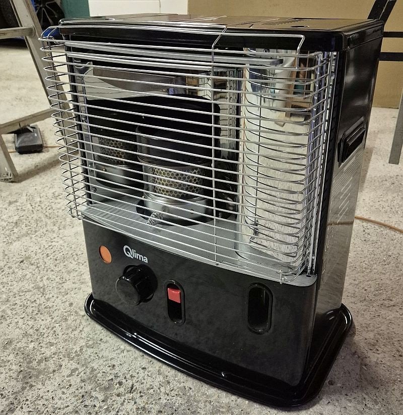 QLima Petroleum kachel 2400W z.g.a.n., Ophalen, 30 tot 80 cm, Kachel, Zo goed als nieuw