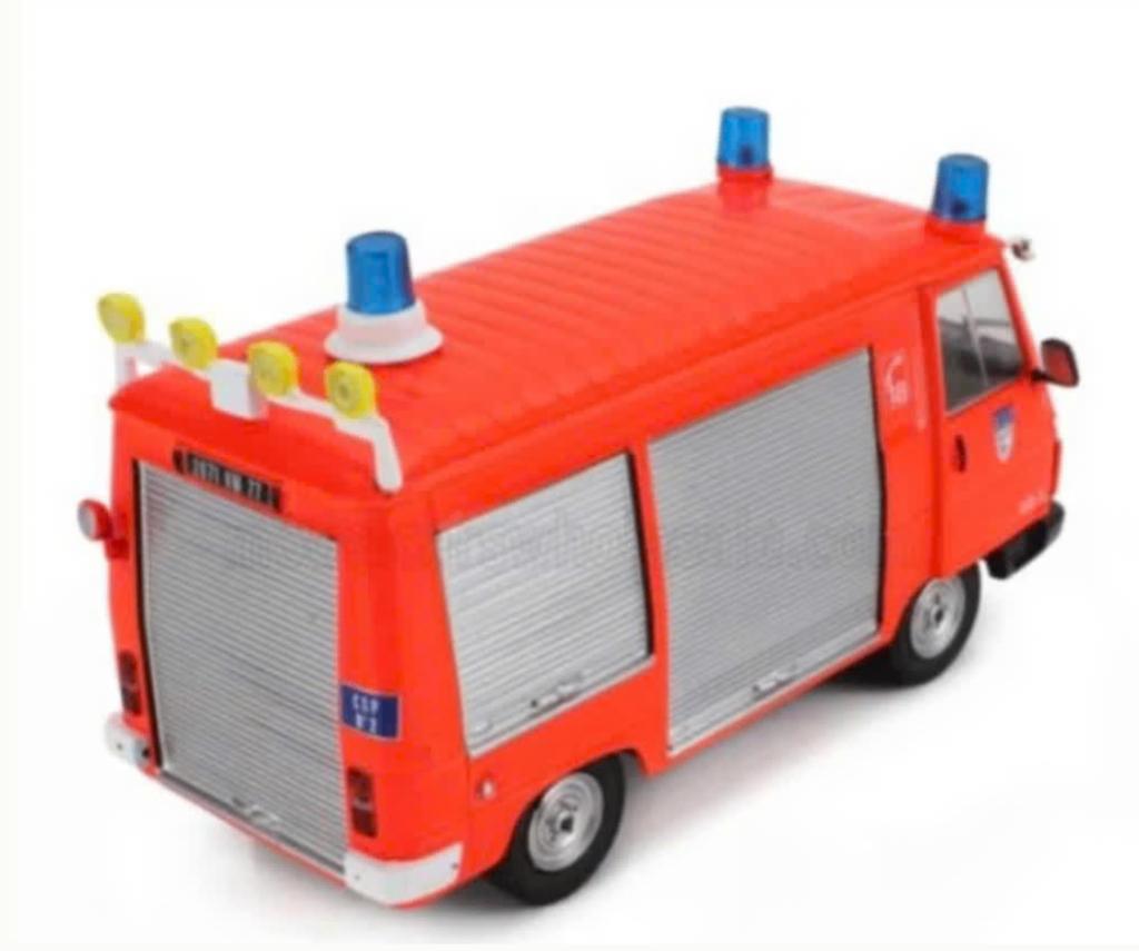 Peugeot J9 VSR BBP Seine et Marne schaal BRANDWEER 1/43 # 30, Hobby en Vrije tijd, Modelauto's | 1:43, Verzenden, Nieuw, Bus of Vrachtwagen