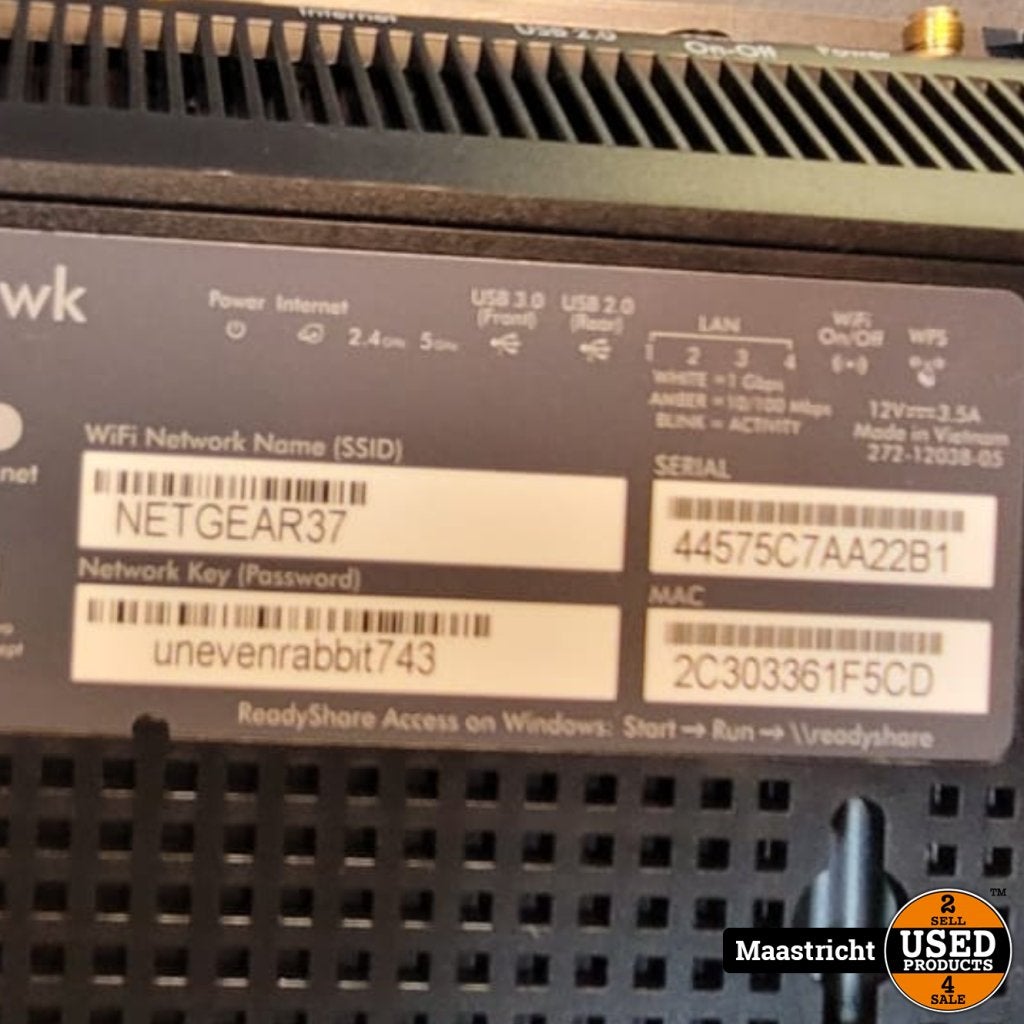 Nighthawk Netgear - Model R70000 (Nwpr 157), Nighthawk, Gebruikt, Sales@netgear.com, NETGEAR, Inc.
350 E. Plumeria Drive
San Jose, CA 95134
United States