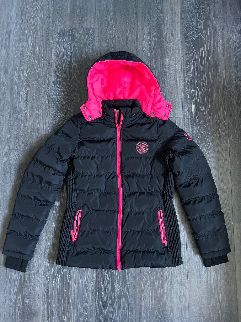Korte winterjas Cars jeans maat 16, Zwart, Ophalen of Verzenden, Zo goed als nieuw, Maat 36 (S)